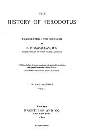 Cover for Ἱστορίαι